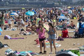 Members of the public flock to Portobello Beach in Edinburgh during the summer. Picture: Lisa Ferguson