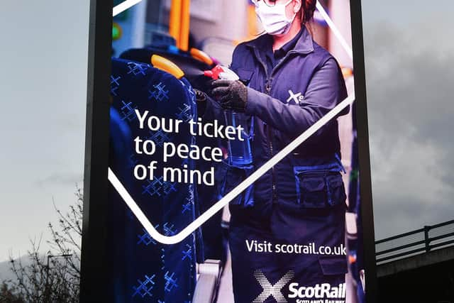 Face coverings have been compulsory on Scottish public transport since June last year. Picture: John Devlin