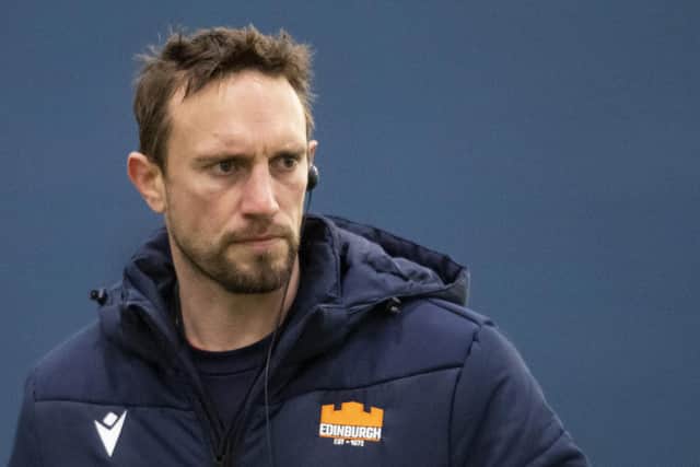 Edinburgh head coach Mike Blair is seeking the club's first win at Scotstoun for four years. (Photo by Mark Scates / SNS Group)