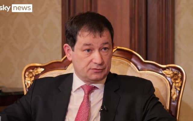 Dmitry Polyanskiy, the Russian deputy ambassador to the UN, told Sky News nations had to 'calculate all the possible outcomes' when dealing with a nuclear nation.