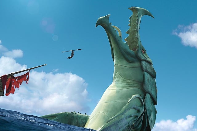 Another animated film takes second place on our list. Seabeast is much more child friendly that the aforementioned The House and follows a young girl who stows away on the ship of a legendary sea monster hunter.