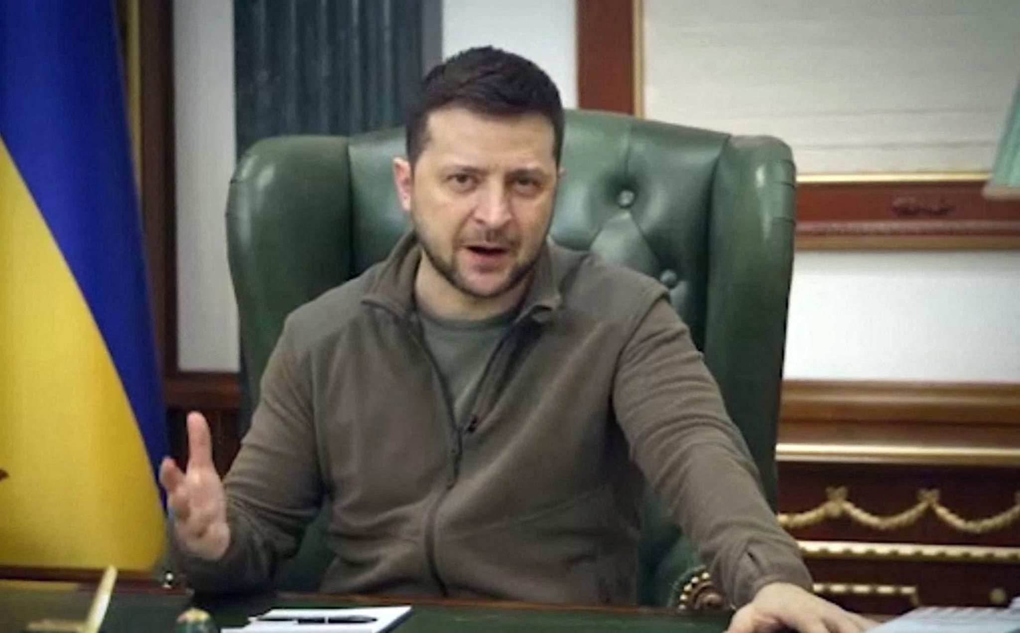 Volodymyr Zelensky claims Russian forces have kidnapped mayor of Melitopol
