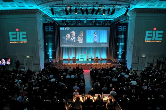 A previous EIE event - this year's will take place on a virtual conference platform. Picture: Jane Barlow.