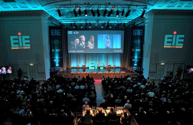 A previous EIE event - this year's will take place on a virtual conference platform. Picture: Jane Barlow.