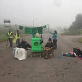 Climate activists got creative in their efforts to blockade Peterhead power station.