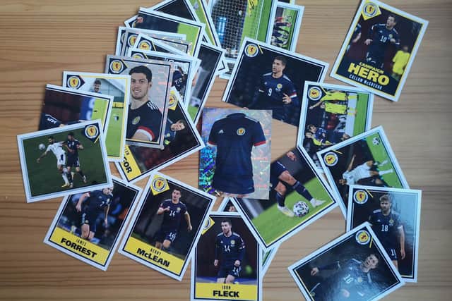 The sticker album has proven a huge hit with Scotland fans.