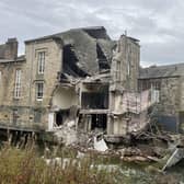 The partially-collapsed Old Courthouse building in Cockermouth (Pic: Cumberland Council/PA Wire)