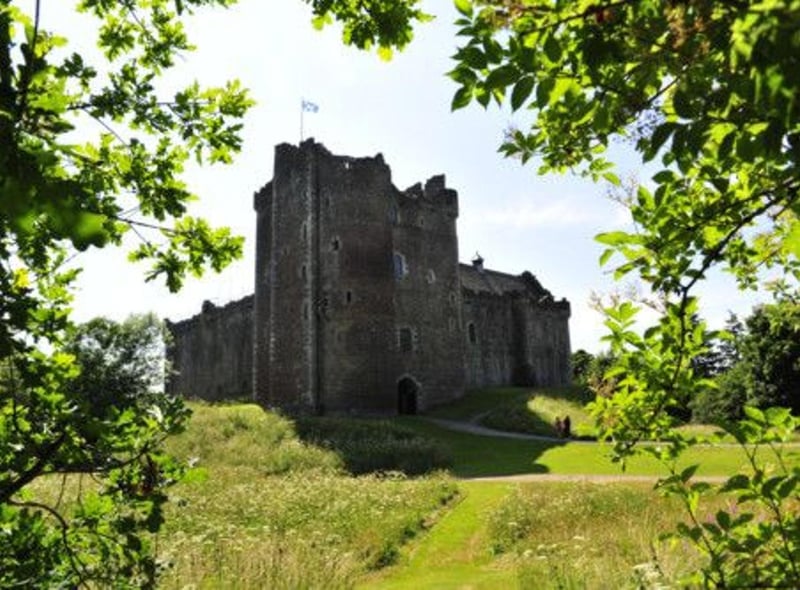 Doune Castle in Stirling appears in a number of episodes in Outlander Season 1 as Castle Leoch, the seat of Clan Mackenzie. The 13th Century castle has also starred in Game of Thrones and Monty Python.