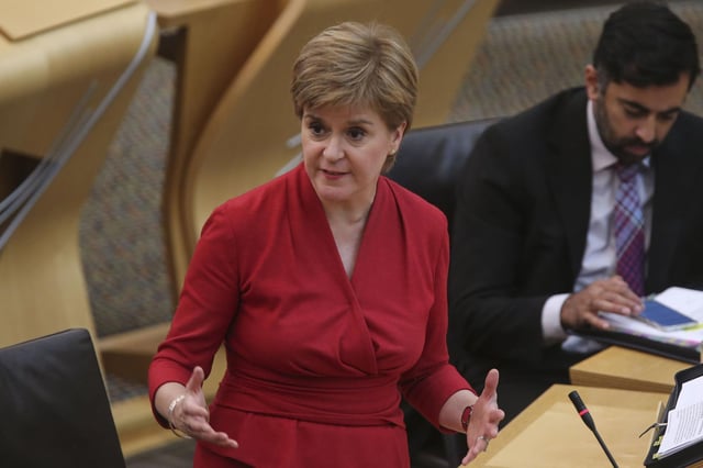 Nicola Sturgeon said it was 'utterly reckless of the Conservatives to plough ahead with Brexit in the middle of a global pandemic' (Picture: Fraser Bremner/pool/Getty Images)