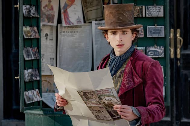Timothée Chalamet in Wonka