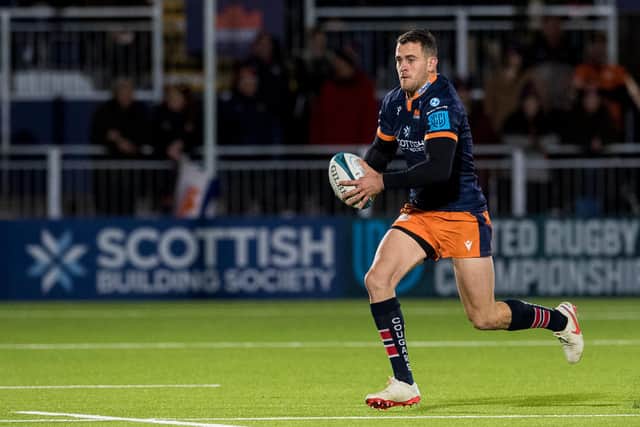 Emiliano Boffelli will be looking to fire Edinburgh to the top of the United Rugby Championship standings.  (Photo by Ross Parker / SNS Group)
