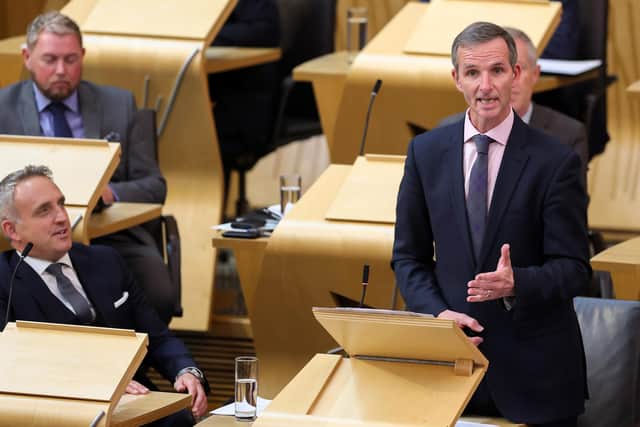 Liberal Democrat MSP Liam McArthur addresses the Scottish Parliament. Picture:Jeff J Mitchell/Getty Images