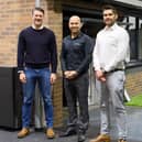 The Energy Training Academy (ETA) is stepping up its bid to close what it likely to be a growing renewables skills gap. Pictured are Barry Sharp of Renewable Heat with ETA co-founders Mark Glasgow and Andrew Lamond.