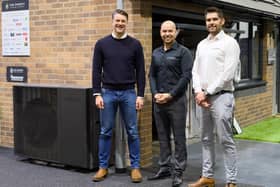The Energy Training Academy (ETA) is stepping up its bid to close what it likely to be a growing renewables skills gap. Pictured are Barry Sharp of Renewable Heat with ETA co-founders Mark Glasgow and Andrew Lamond.