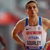 Neil Gourley is in action on the first evening of the European Indoor Athletics Championships in Poland. Picture: Michael Steele/Getty Images