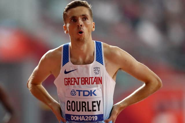 Neil Gourley is in action on the first evening of the European Indoor Athletics Championships in Poland. Picture: Michael Steele/Getty Images