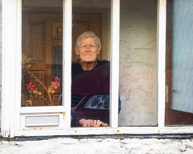 Alan Gosling at his home in Buckfastleigh, Devon. Picture: SWNS
