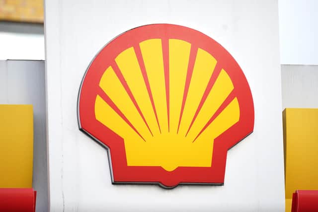 Oil giant Shell has posted lower annual profits.