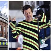 Dylan Wood fell from a stand at Ibrox Stadium during the Harry Styles concert in Glasgow.