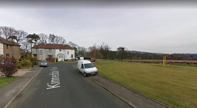 Kinneddar Park, Saline, where the woman's body was found.