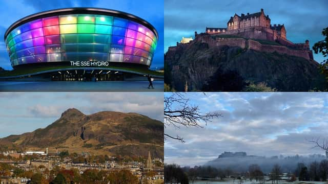 A VisitScotland survey has revealed the five top awe-inspiring city sights across Scotland.