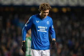It can only be wondered how low it must leave Rangers' Sam Lammers  to be held in such contempt by his own support. (Photo by Alan Harvey/SN Group).