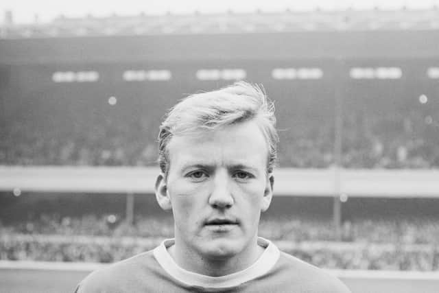 Jimmy Gabriel at Goodison Park, November 1964. (Photo by Roger Jackson/Central Press/Hulton Archive/Getty Images)