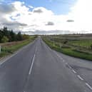 The accident happened on the  A941 Lossiemouth to Elgin road