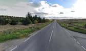 The accident happened on the  A941 Lossiemouth to Elgin road