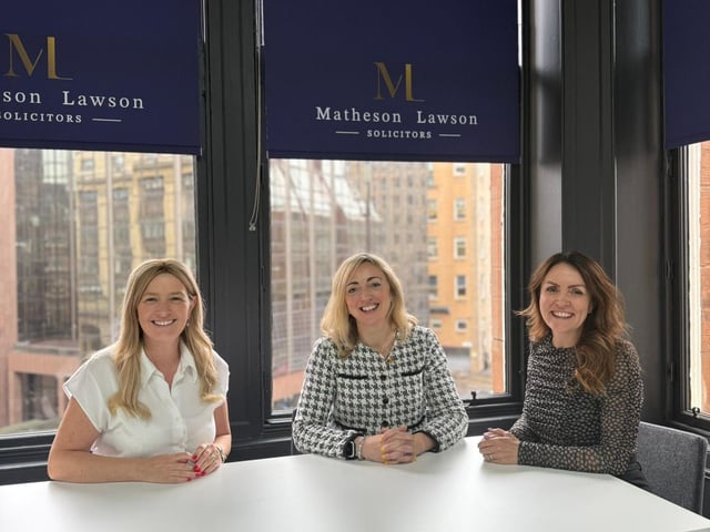 L to R Maureen Matheson, Donna Carson, Victoria Lawson