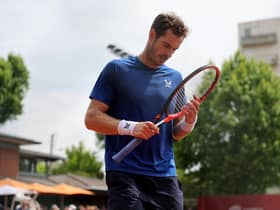 Andy Murray was beaten by Stan Wawrinka in the Bordeaux Challenger event. (Photo by ROMAIN PERROCHEAU/AFP via Getty Images)