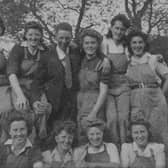 Members of the Scottish Women's Land Army at Eaglescairnie Farm, East Lothian, during World War Two. Thousands of records now released illuminate the efforts of the 'land girls' in keeping the nation warm and fed during the conflict. PIC: East Lothian Museums.