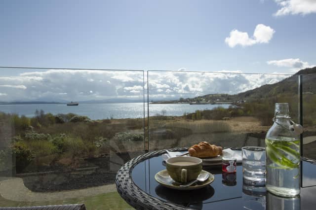 The view from the Isle of Mull Hotel and Spa, Craignure, Isle of Mull. Pic: Gerardo Jaconelli