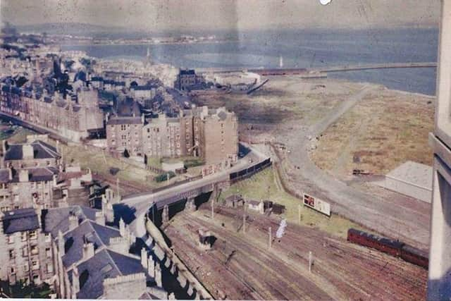 Lindsay Road Bridge, Leith, in the 1960s