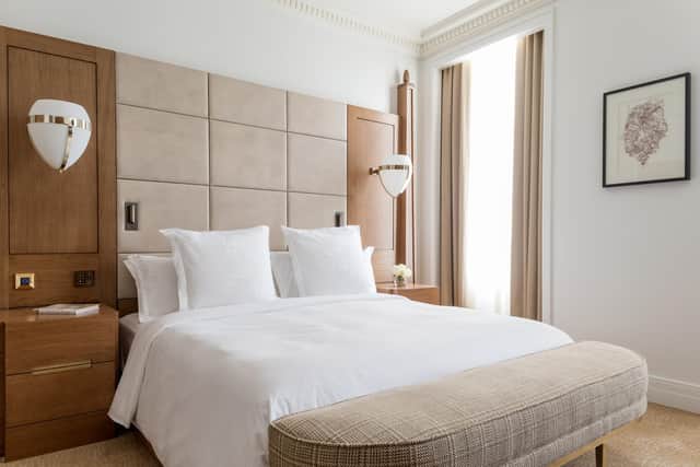 A premier room, one of 100 bedrooms at Four Seasons Hotel London at Ten Trinity Square. Pic: Contributed/Richard Waite