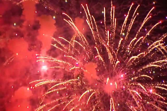 A spectacular pyrotechnic display will wow crowds.