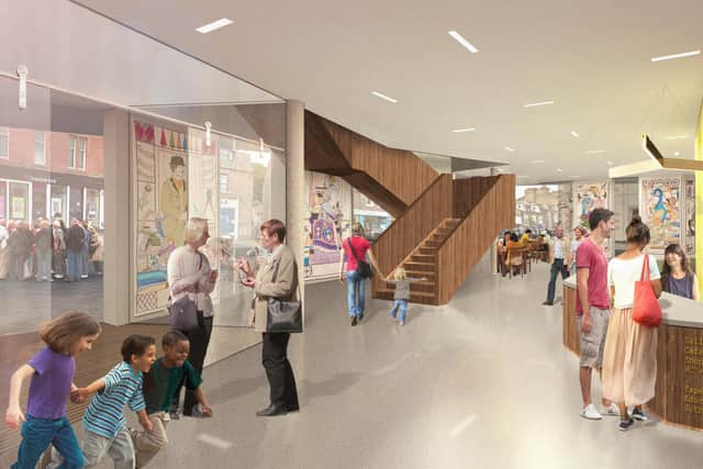 The Great Tapestry of Scotland Centre is due to open in the spring of next year.