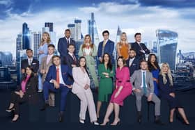 The Apprentice 2023 Candidates: (Front row seated left to right) Denisha Kaur Bharj, Joe Phillips, Megan Hornby, Shannon Martin, Kevin D'Arcy, Emma Browne, (middle row left to right) Avi Sharma, Bradley Johnson, Mark Moseley, Shazia Hussain, Sohail Chowdhary, Rochelle Anthony, (Back Row left to right) Marnie Swindells, Simba Rwambiwa, Dani Donovan, Gregory Ebbs, Victoria Goulbourne, and Reece Donnelly, the new candidates for this year's BBC One contest, The Apprentice.