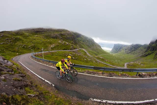 Mark Beaumont on the Bealach na Ba section of the North Coast 500 in 2015. Picture: Johny Cook