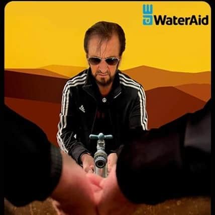 Ringo Starr has created a special postcard launching at Glastonbury, which highlights the importance of protecting our planet and people as part of WaterAid’s Climate Fight campaign.