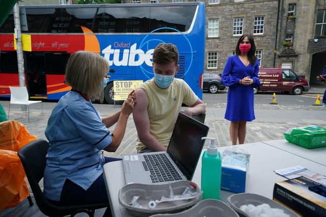 Latest coronavirus figures in Scotland (Andrew Milligan/PA Wire).