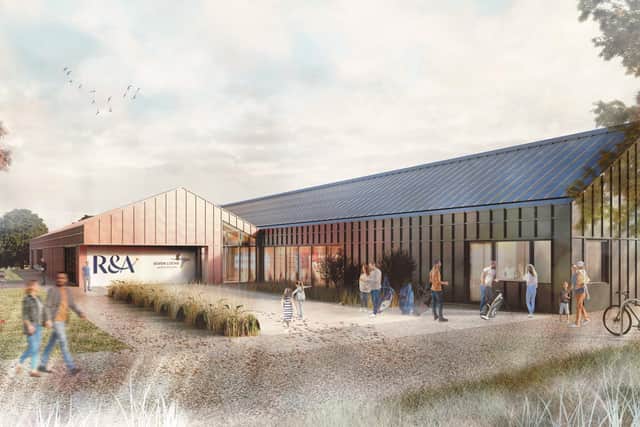 An artist's impression of the planned new R&A facility in Glasgow