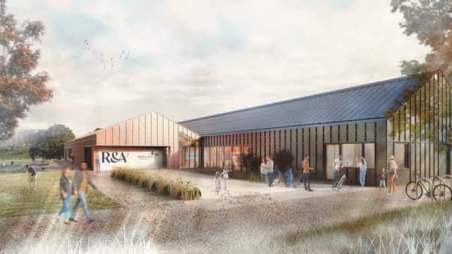 An artist's impression of the planned new R&A facility in Glasgow
