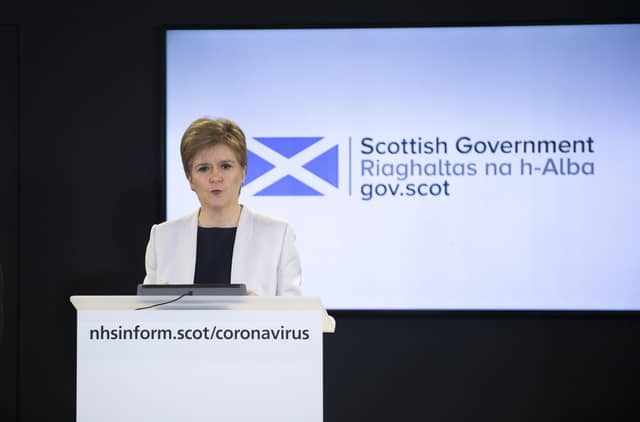 Nicola Sturgeon has praised parents for keeping children at home during coronavirus lockdown