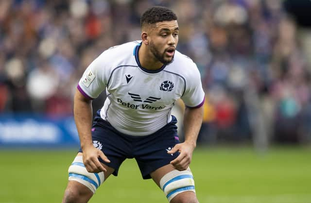 Andy Christie is in line to win his second cap after making his Scotland debut during the Six Nations match against France. (Photo by Ross MacDonald / SNS Group)