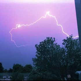 A thunderstorm is forecast for today.