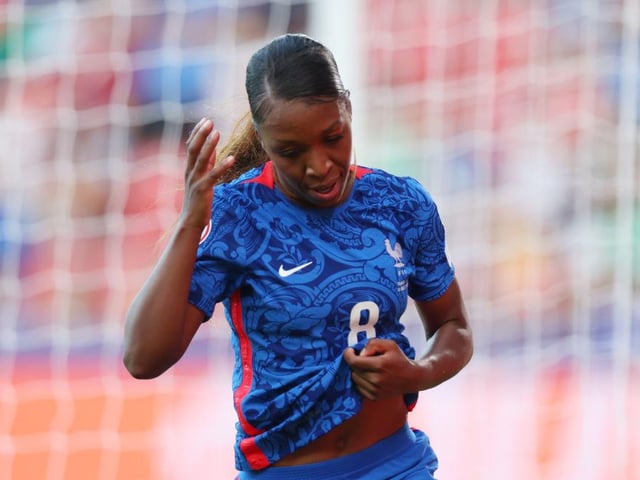 With Marie-Antoinette Katoto out of the tournament, France's hopes have been pinned on Grace Geyoro - and, so far, she's delivered.