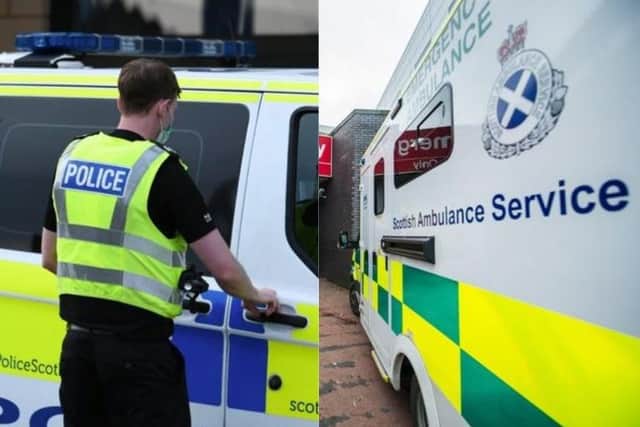 Police officers report having to take patients to hospital amid recent ambulance crisis.
