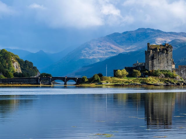 The picturesque Eilean Donan Castle, on Scotland's stunning west coast, had a memorable cameo in Pierce Brosnan's The World is Not Enough. It provided the backdrop for Q to demonstrate his latest gadget - bagpipes that double as a machine gun.