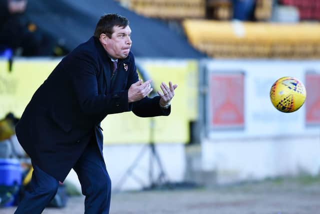Tommy Wright left St Johnstone in the top six. Picture: SNS